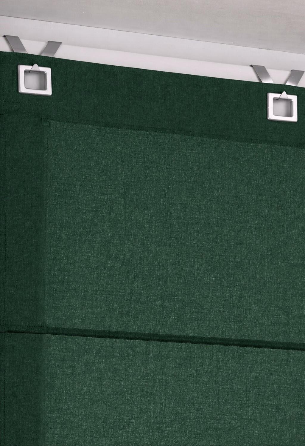 Duck dunkelgrün Raffrollo rechteckige Design Ösen