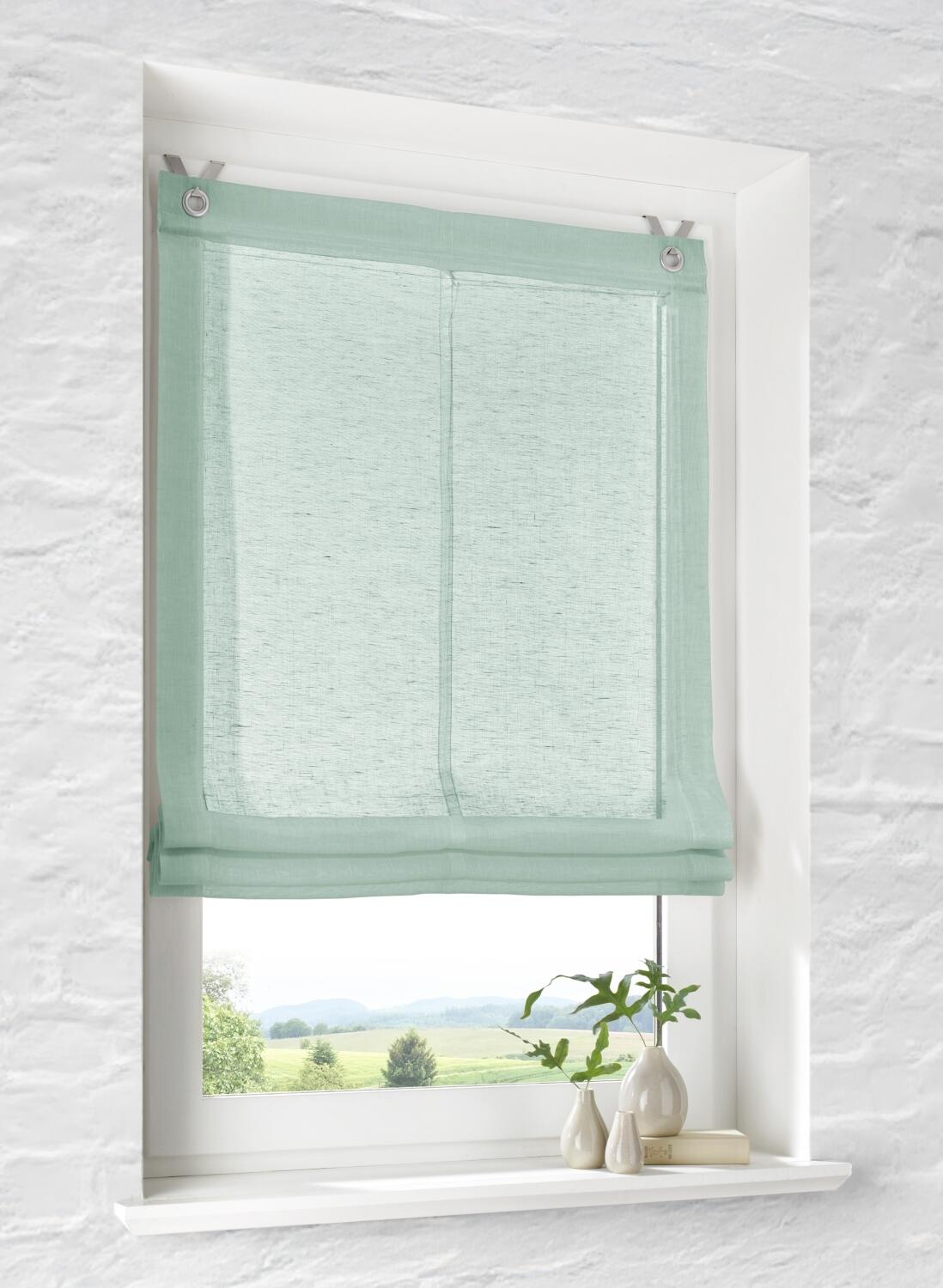 Brondby Raffrollo salbeigrün