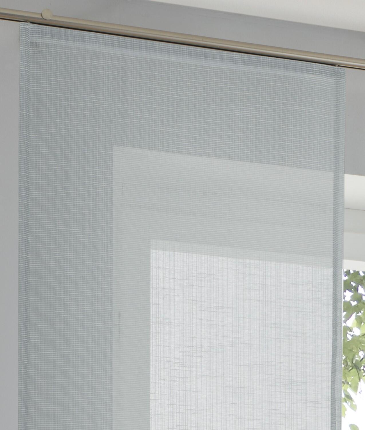 Schiebevorhang Boston türkis Panelwagen für Gardinenschiene