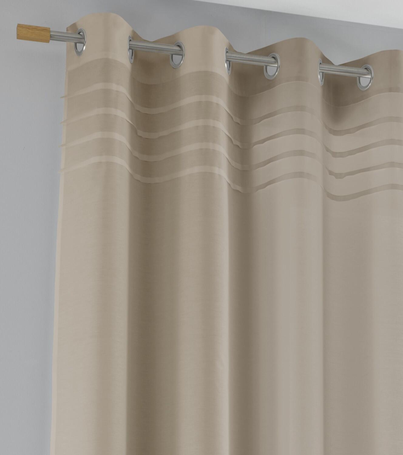 feine Biesen-Blende Hochwertiger Stoffabschluss für zeitlose Fenster-Eleganz