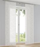 Ausbrenner Schiebegardine Schiebevorhang Raumteiler Cadena Kreise weiß (1 Stück)