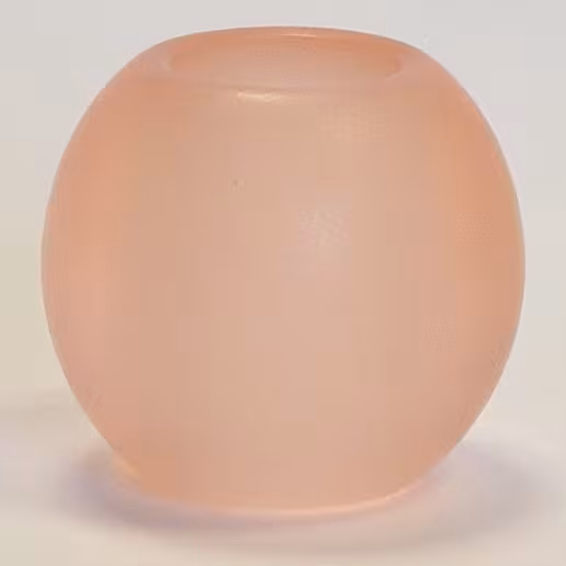 Schlaufenkugeln /Zierkugeln aus Acrylglas - rose - für Raffrollos und Scheibengardinen - Schlaufenkugel Glaskugel Acryl rose mit Bohrung