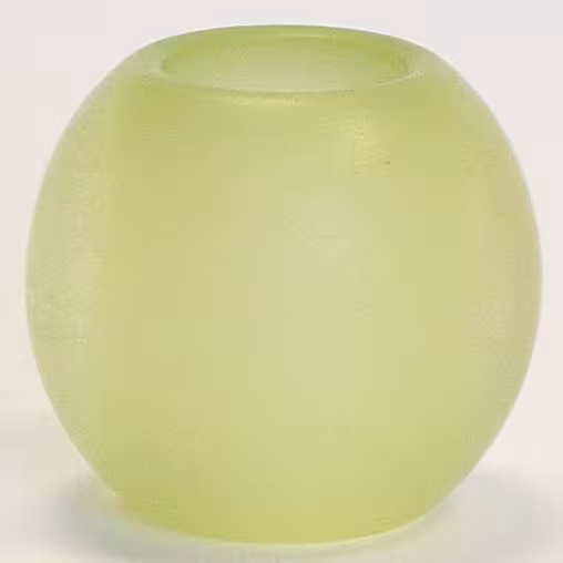 Schlaufenkugeln /Zierkugeln aus Acrylglas - apfel - für Raffrollos und Scheibengardinen - Zierkugel Perle Acryl apfelgrün Bohrung