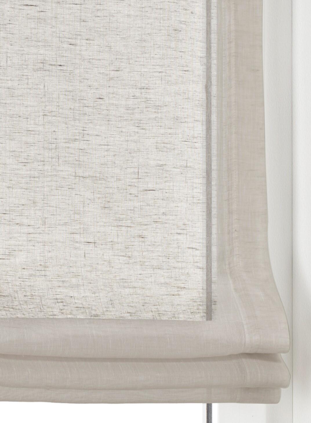 Faltrollo Brondby taupe Kordelzug