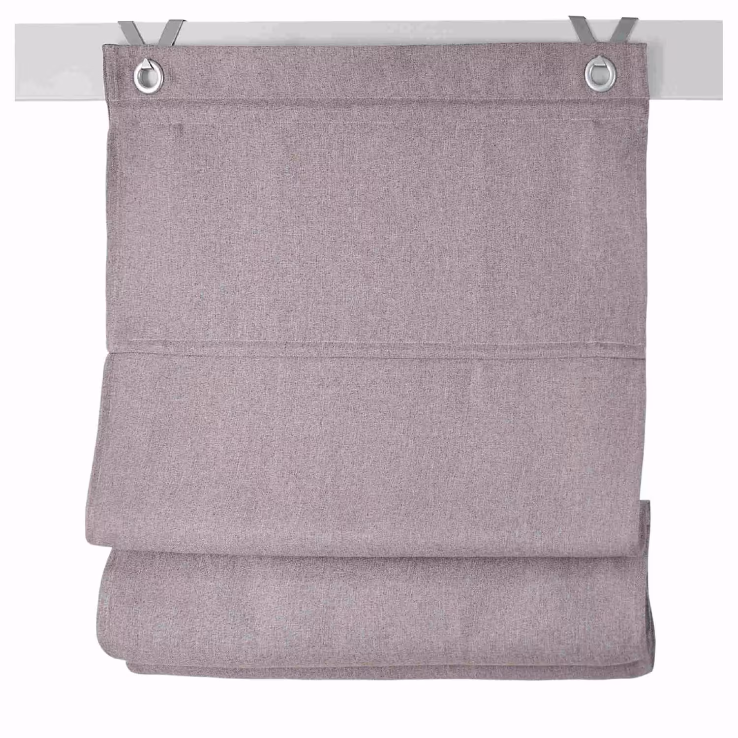 Raffrollo / &Ouml;senrollo verdunkelnd Dimout ohne Bohren | braun - Breite 45 - 120 cm