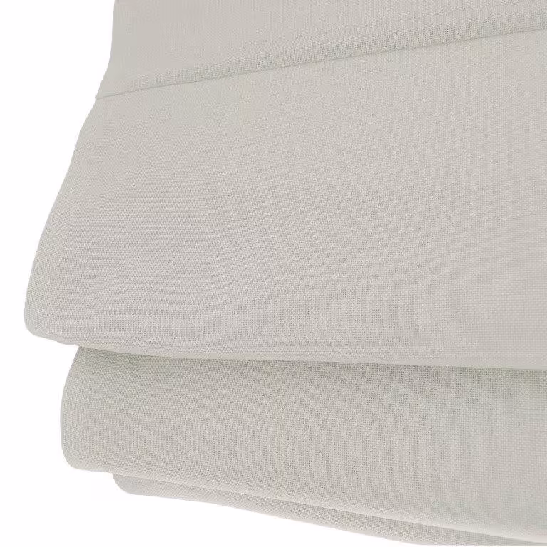 Raffrollo / Ösenrollo verdunkelnd Dimout ohne Bohren | weiss grau - Breite 45 - 120 cm - Ösenrollo Dimout weiß blickdicht Detail