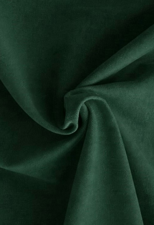 blickdichter Baumwollstoff dunkelgrün