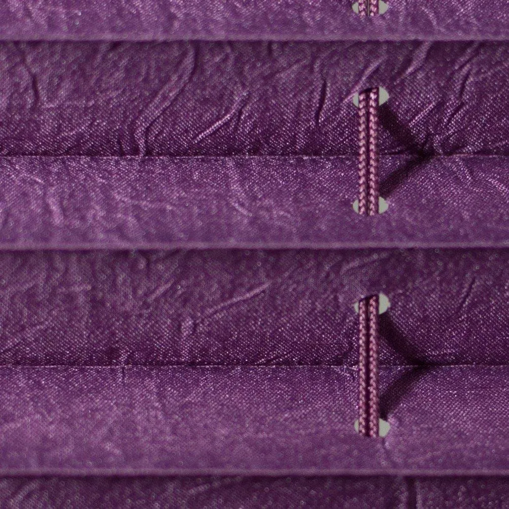Plissee Brisa aubergine Detail