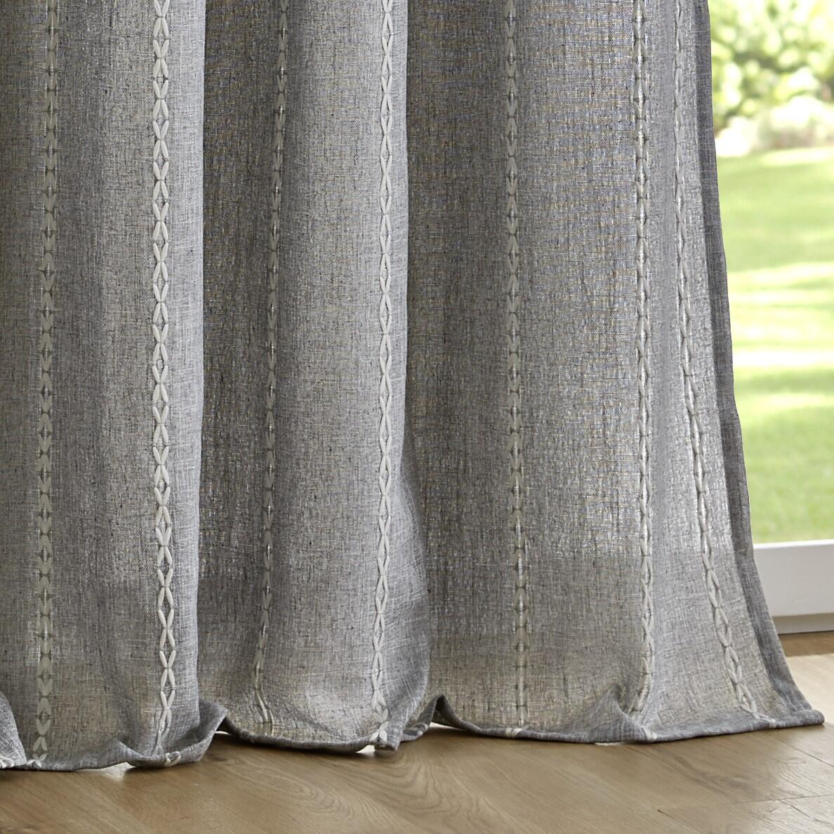 Vorhang Gardine Raya Fensterdekoration bodenlang