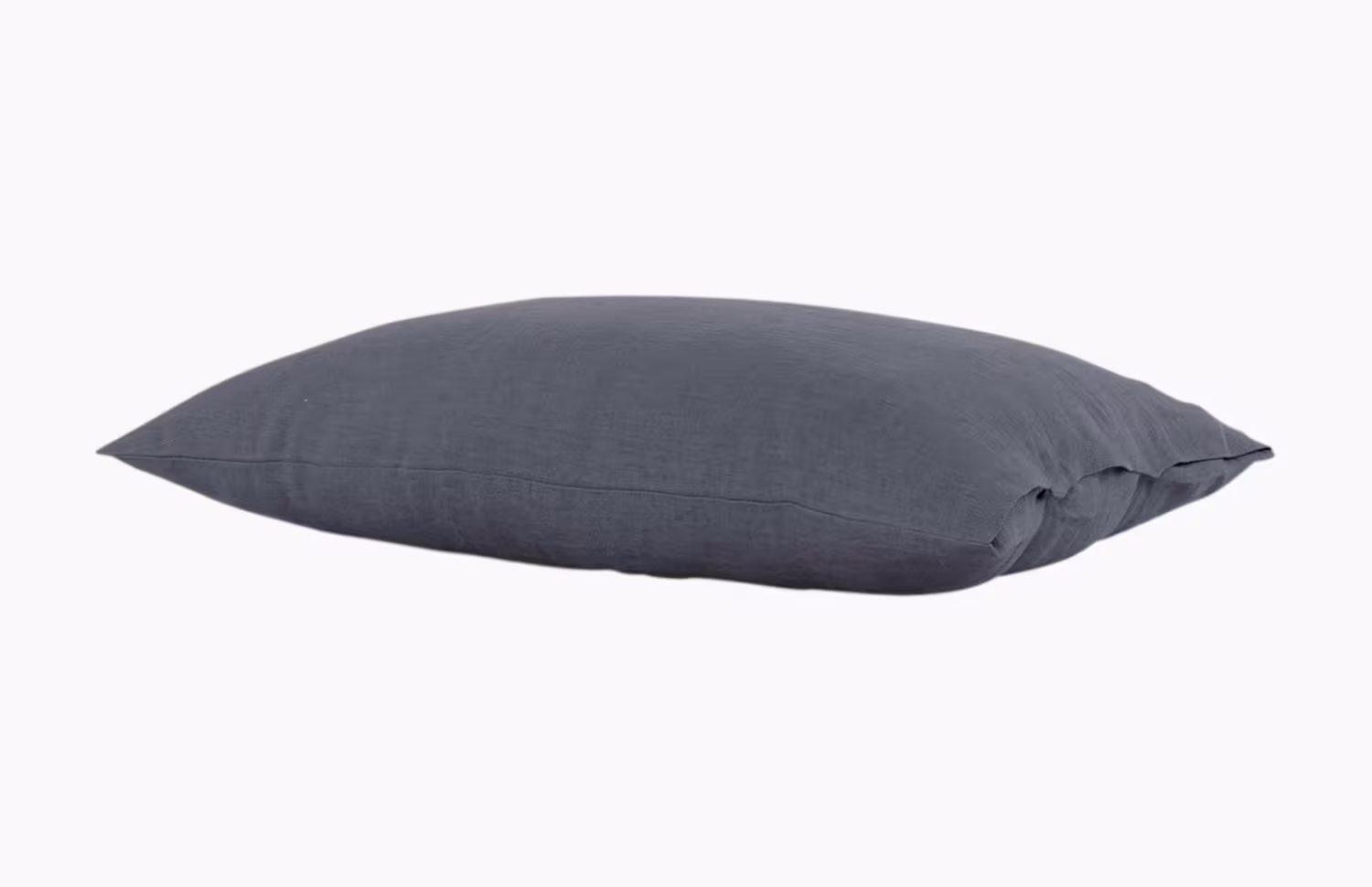 Leinen Oekotex Kopfkissen Kissenbezug dunkelgrau