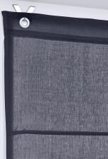 Metis blaugrau Raffrollo nach Ma&szlig; ohne Bohren