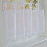 Scheibengardine Schlaufenkugel Zierkugel Acrylglas transparent