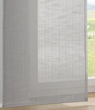 Leinenstruktur Bosten grau Schiebevorhang