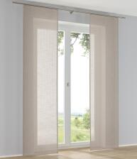 Einfarbiges Schiebepanel Boston weiss