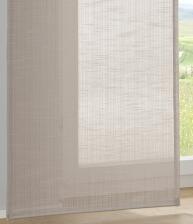 Leinenstruktur Bosten taupe Schiebevorhang