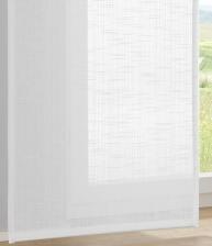 Leinenstruktur Bosten weiss Schiebevorhang