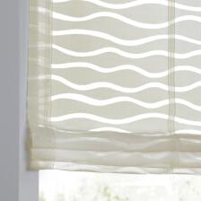 Ma&szlig;anfertigung Raffrollo halbtransprent Enya Ausbrenner