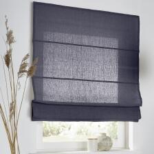 Leinen Raffrollo Metis nach Ma&szlig; f&uuml;r Wand und Decke