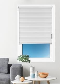 Sola Doppelrollo DUO Zebra weiss