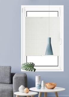 Wabenplissee Lucy weiss Thermo isolierend