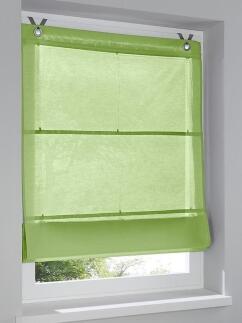 Raffrollo_Ösenrollo_Kessy_Bessy_grün