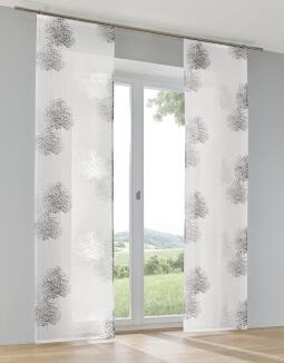 Ausbrenner Schiebegardine Schiebevorhang Bellinda Baum anthrazit (1 Stück)