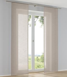 Einfarbiges Schiebepanel Boston weiss