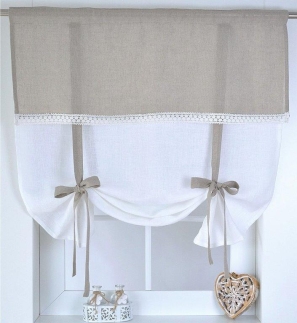 Raffgardine Venezia Gardinenstange