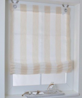 Raffrollo_Ösenrollo_Bornholm_creme_Fensterdekoration