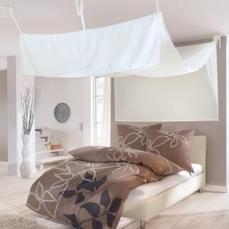 Betthimmel Roma weiß Bettvorhang