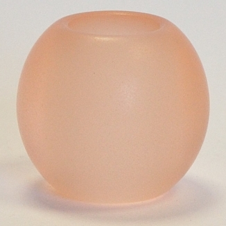 Schlaufenkugeln /Zierkugeln aus Acrylglas - rose - für Raffrollos und Scheibengardinen