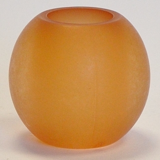 Schlaufenkugeln /Zierkugeln aus Acrylglas - terra - für Raffrollos und Scheibengardinen