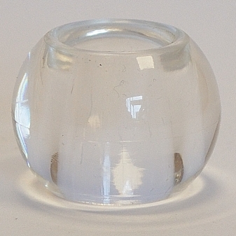 Schlaufenkugeln /Zierkugeln aus Acrylglas - transparent klar - für Raffrollos und Scheibengardinen