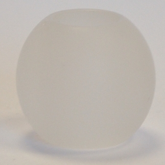 Schlaufenkugeln /Zierkugeln aus Acrylglas - transparent matt - für Raffrollos und Scheibengardinen