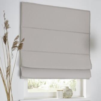 Raffrollo nach Maß Faltrollo Dimout mit Kettenzug - Farbe creme