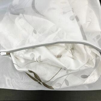 Wäschenetz mit Reißverschluss 50 x 60 cm für Raffrollos und Gardinen