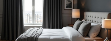 Verdunkelnde Vorhänge - für erholsamen Schlaf und angenehmes Raumklima