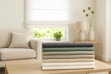 Leinen-Raffrollos nach Maß – natürliche Eleganz für jedes Fenster