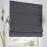 Verdunkelndes Raffrollo Dimout anthrazit mit Kettenzug