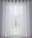 Vorhang Gardine Nelly wei&szlig; bodenlang