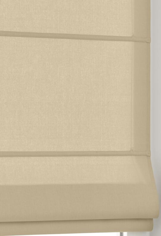 gleichmäßige Raffrollo Falten durch Querstäbe