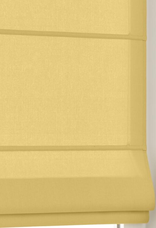 gleichmäßige Raffrollo Falten durch Querstäbe