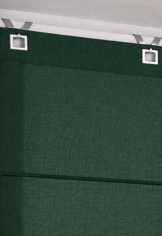 Duck dunkelgrün Raffrollo rechteckige Design Ösen