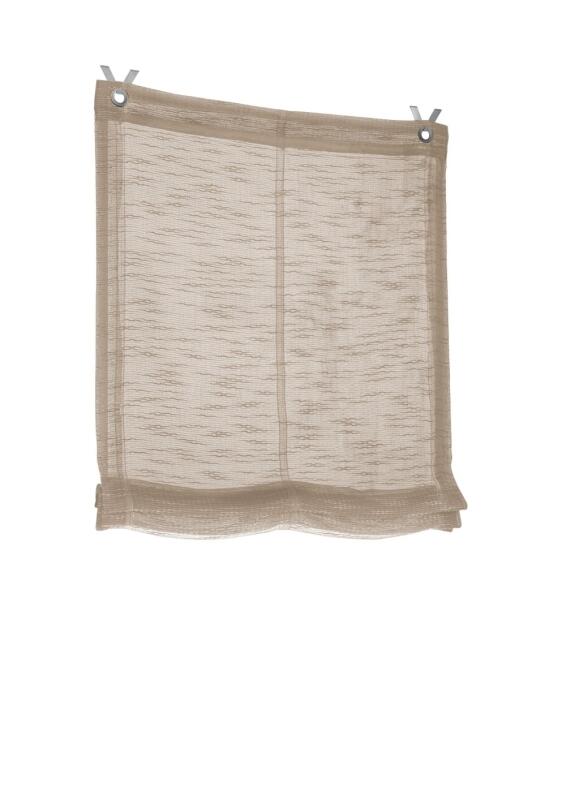 Ösenrollo halbtransparent Celtic taupe