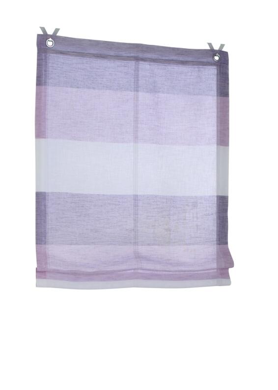 Raffrollo Marit rosa Maßanfertigung