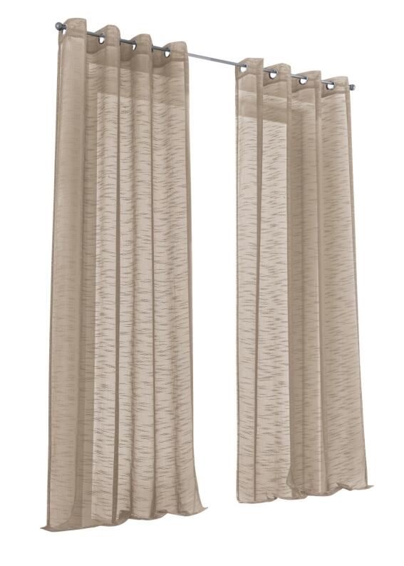 Gardine Ösenschal Celtic taupe