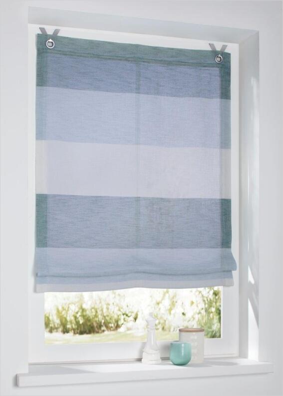 Raffrollo Ösenrollo Marit türkis