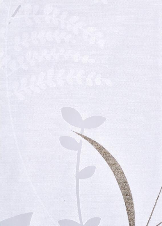 Raffrollo / Ösenrollo Dandelion ohne Bohren | weiß - Breite 45 - 120 cm - Dandelion Ausbrenner weiss