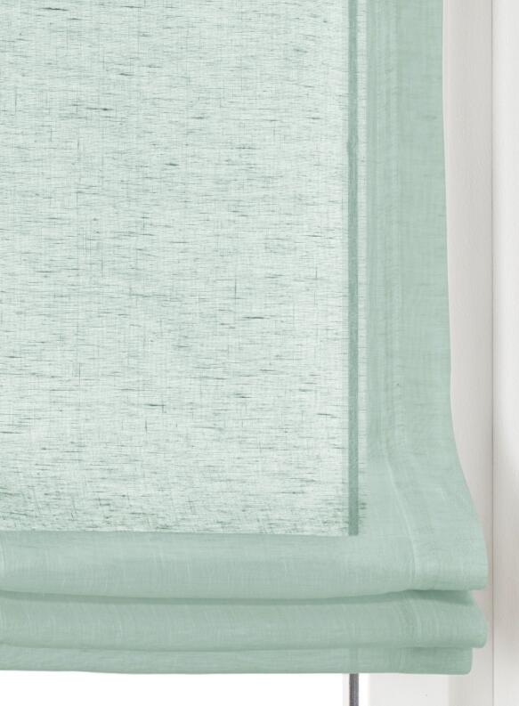 Brondby Faltrollo eukalyptusgrün Stoff Kordelzug