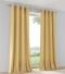 Vorhang Baumwolle strohgelb für Gardinenstangen